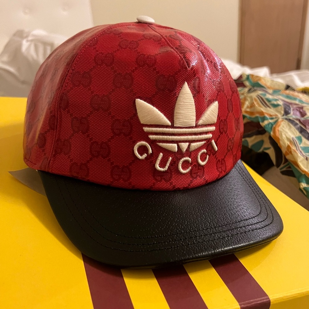 Gucci x Adidas GG Allover Logo Cap